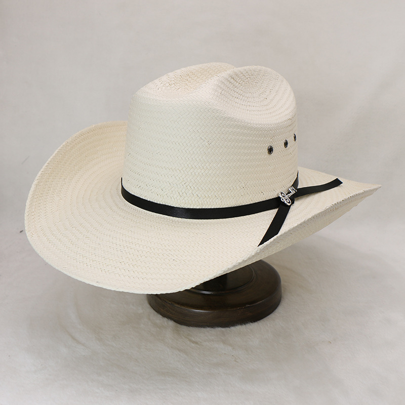 Cowboy Hat Straw - Stiff Five Points Papyrus Knight Hat