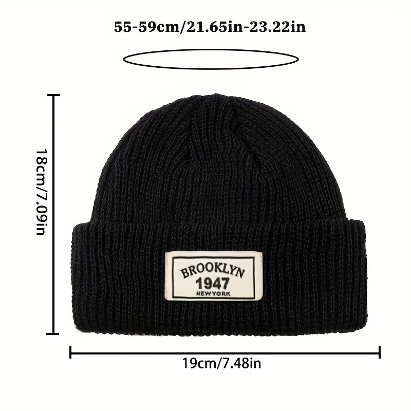 Unisex Brooklyn 1947 New York  - огляд і ціна Beanie Cuffed Knit