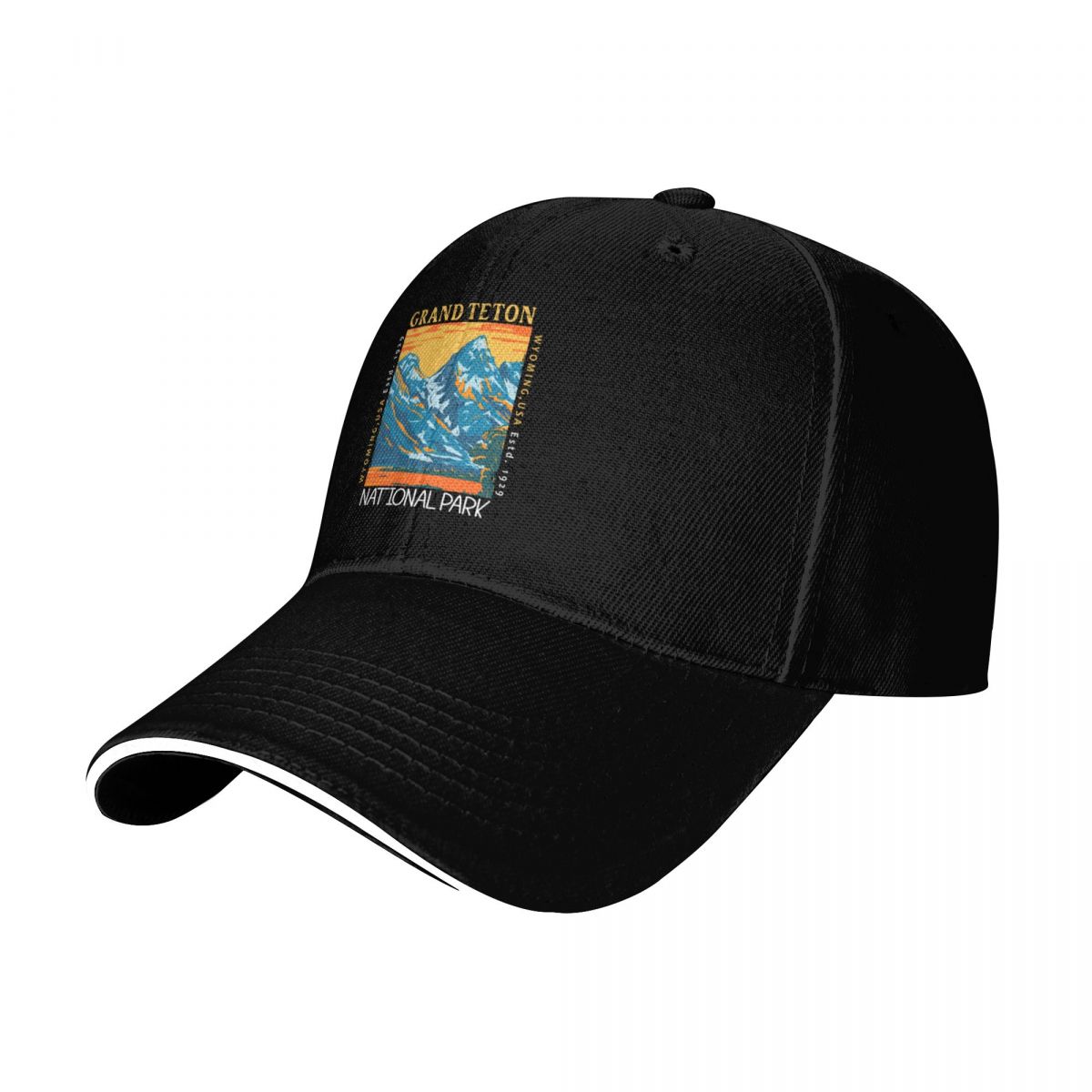 Grand Teton National Park Wyom - огляд і ціна Baseball Cap Structured