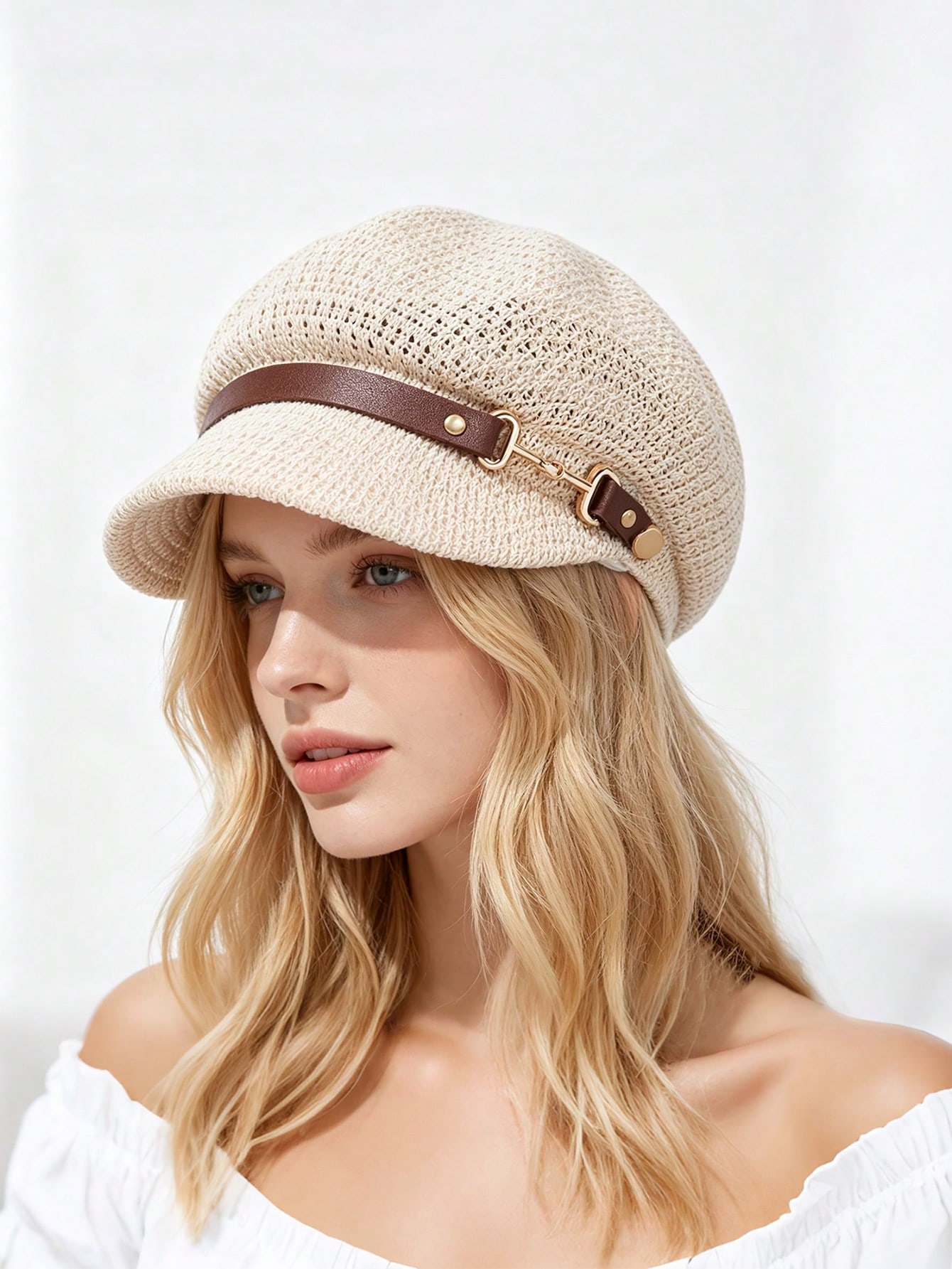Hollow Breathable Octagonal Be - огляд і ціна Visor Sun Hat