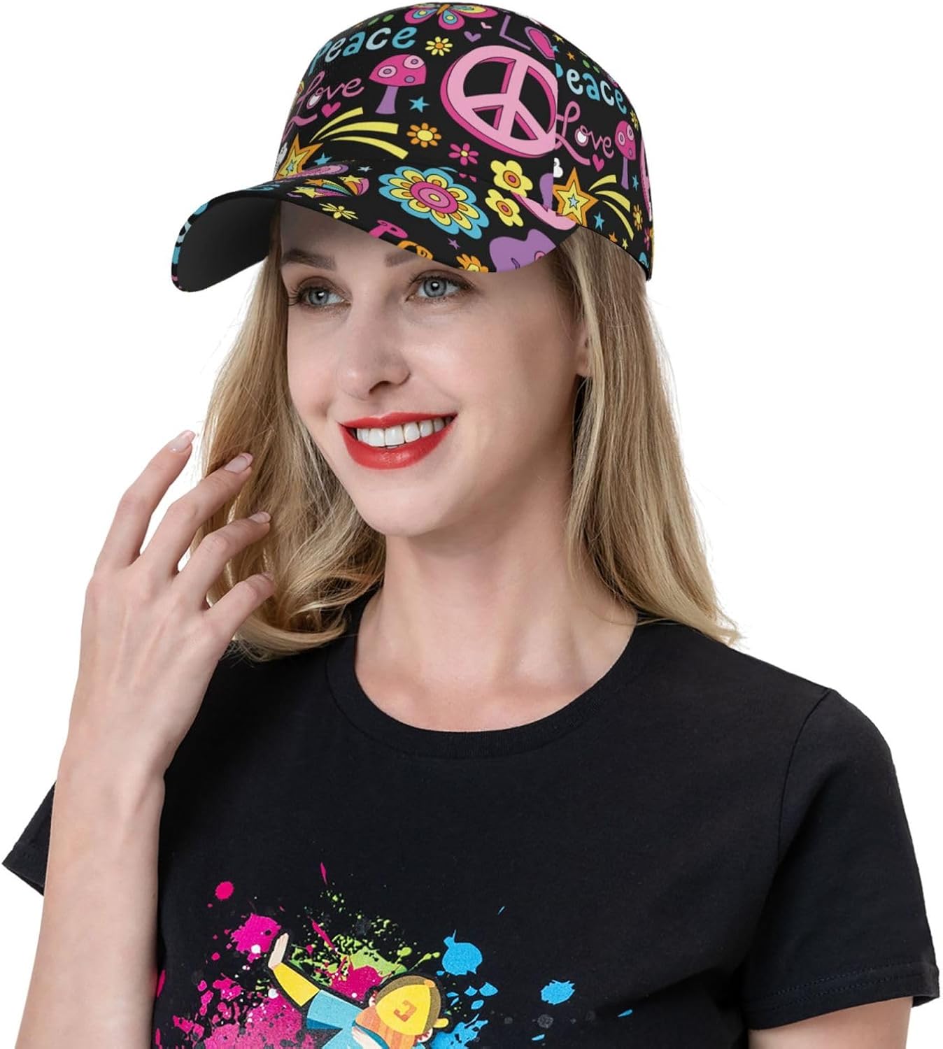 Peace Love and Dove Flower Pow - огляд і ціна Golf Cap Dad