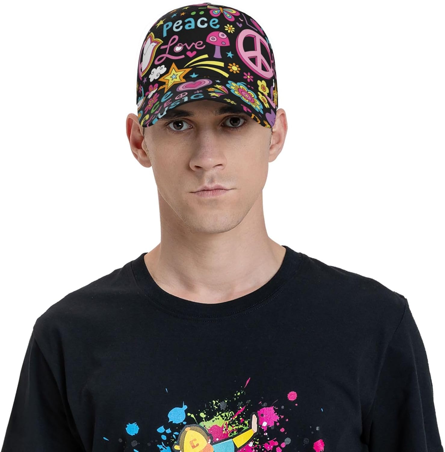 Peace Love and Dove Flower Pow - огляд і ціна Golf Cap Dad